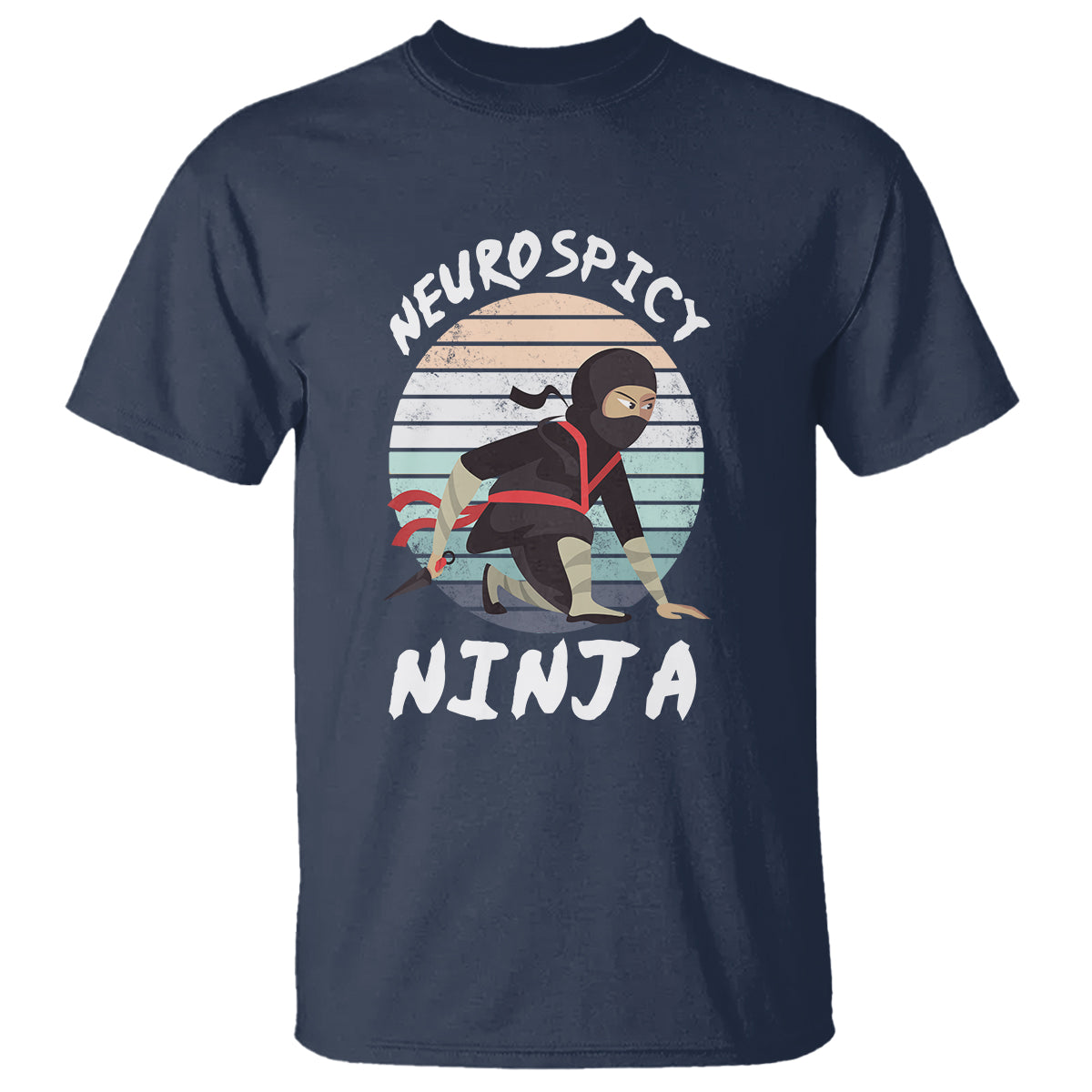 Neurodiversity T Shirt Neurospicy Ninja Autism ADHD ASD - Wonder Print Shop
