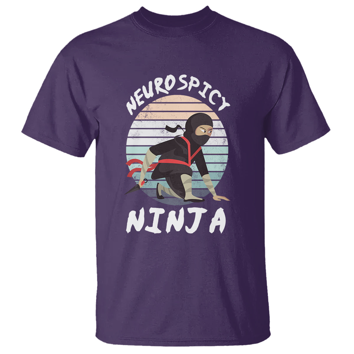 Neurodiversity T Shirt Neurospicy Ninja Autism ADHD ASD - Wonder Print Shop