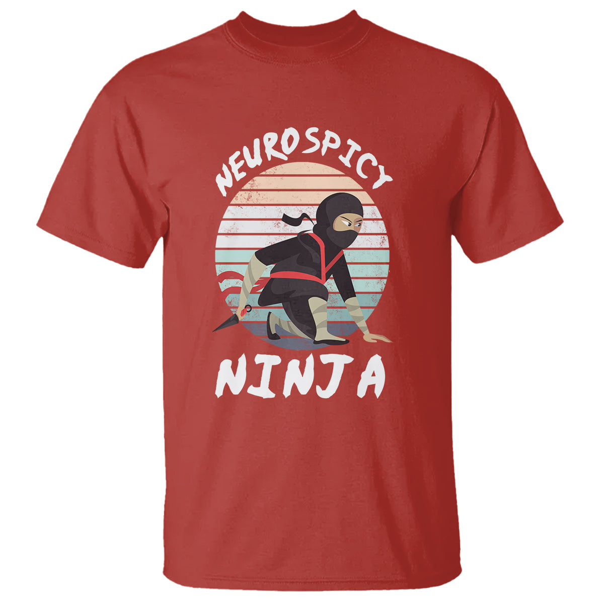 Neurodiversity T Shirt Neurospicy Ninja Autism ADHD ASD - Wonder Print Shop