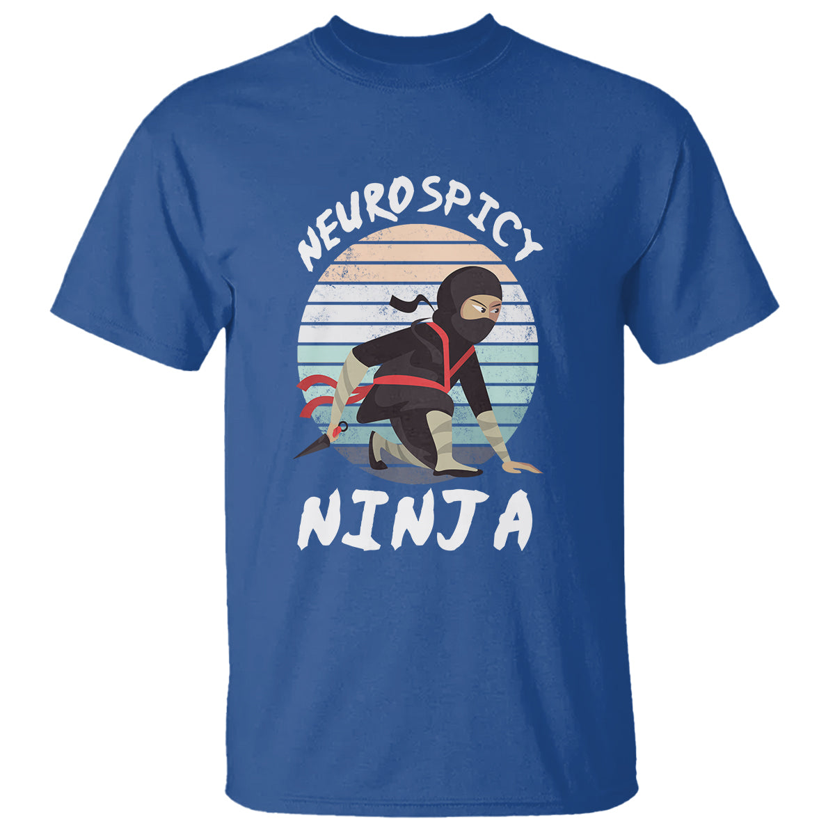Neurodiversity T Shirt Neurospicy Ninja Autism ADHD ASD - Wonder Print Shop