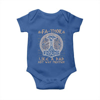 Funny Viking Dad Baby Onesie Fathor Like A Dad Just Way Mightier