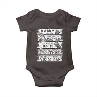 Viking Dad Baby Onesie As Brave As Ragnar As Wise As Odin As Strong As Thor