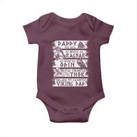 Viking Dad Baby Onesie As Brave As Ragnar As Wise As Odin As Strong As Thor