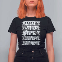Viking Dad T Shirt For Women As Brave As Ragnar As Wise As Odin As Strong As Thor