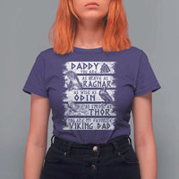 Viking Dad T Shirt For Women As Brave As Ragnar As Wise As Odin As Strong As Thor