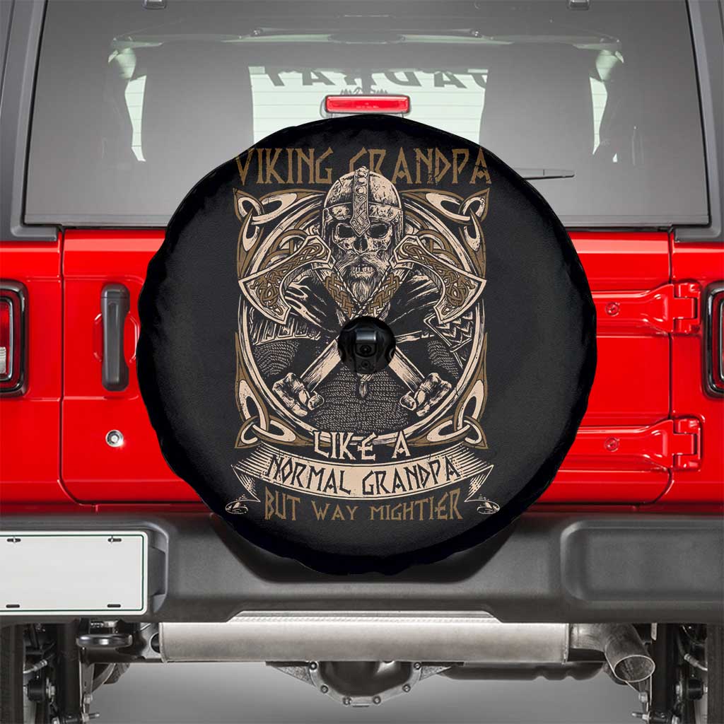 Viking Grandpa Spare Tire Cover Like A Normal Grandpa But Way Mightier