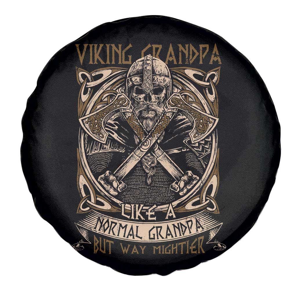 Viking Grandpa Spare Tire Cover Like A Normal Grandpa But Way Mightier