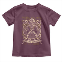 Viking Grandpa Toddler T Shirt Like A Normal Grandpa But Way Mightier