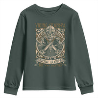 Viking Grandpa Youth Sweatshirt Like A Normal Grandpa But Way Mightier