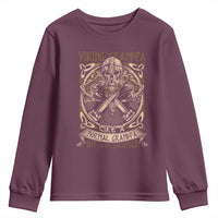 Viking Grandpa Youth Sweatshirt Like A Normal Grandpa But Way Mightier