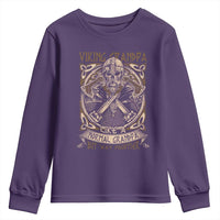 Viking Grandpa Youth Sweatshirt Like A Normal Grandpa But Way Mightier