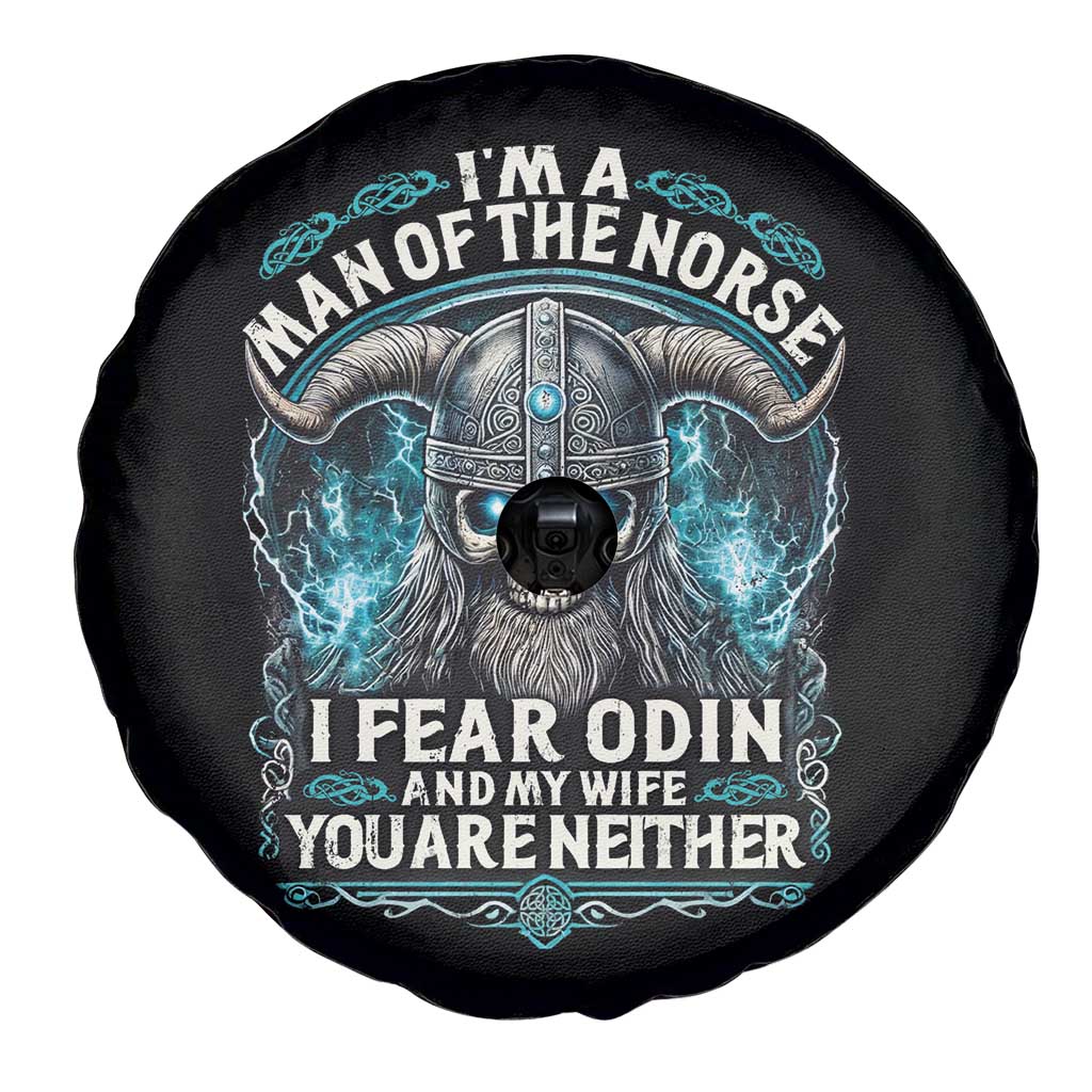 Viking Spare Tire Cover I Am A Man Of The Norse I Fear Odin And My Wife