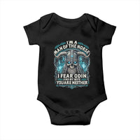 Viking Baby Onesie I Am A Man Of The Norse I Fear Odin And My Wife