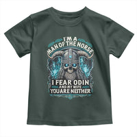 Viking Toddler T Shirt I Am A Man Of The Norse I Fear Odin And My Wife