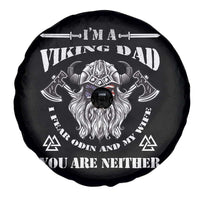 Viking Dad Spare Tire Cover I Fear Odin And My Wife