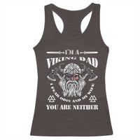 Viking Dad Racerback Tank Top I Fear Odin And My Wife