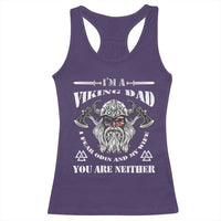 Viking Dad Racerback Tank Top I Fear Odin And My Wife