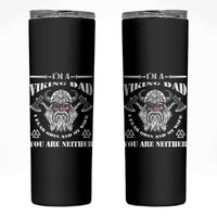 Viking Dad Skinny Tumbler I Fear Odin And My Wife