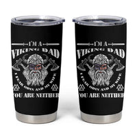 Viking Dad Tumbler Cup I Fear Odin And My Wife