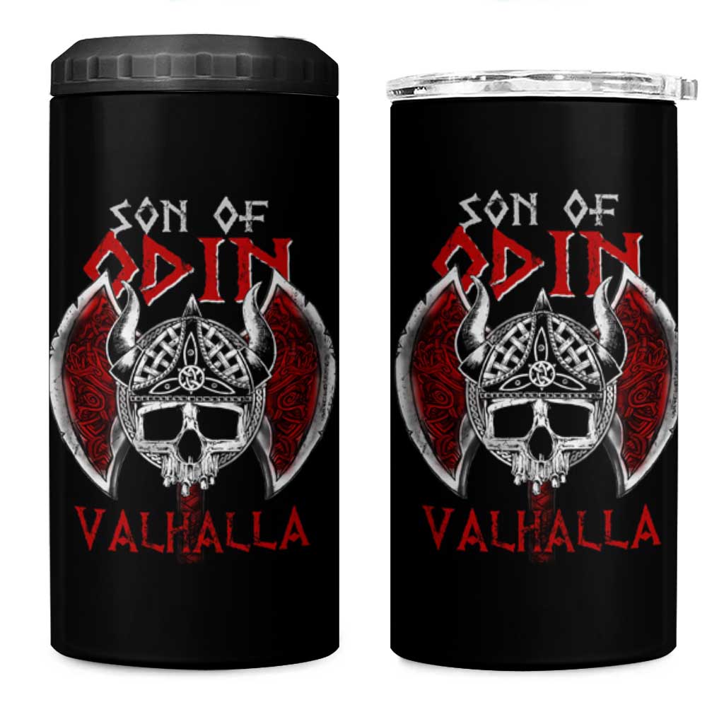 Viking 4 in 1 Can Cooler Tumbler Son Of Odin VALHALLA Norse Mythology