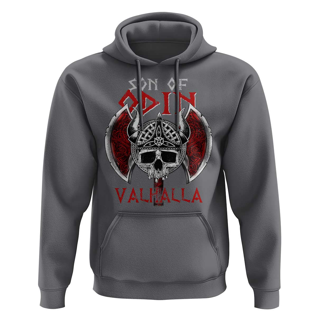 Viking Hoodie Son Of Odin VALHALLA Norse Mythology