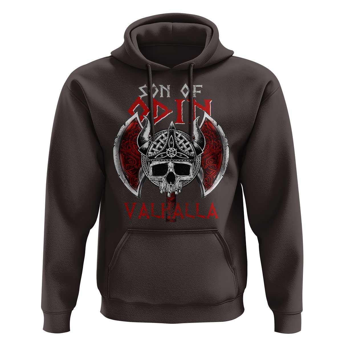 Viking Hoodie Son Of Odin VALHALLA Norse Mythology