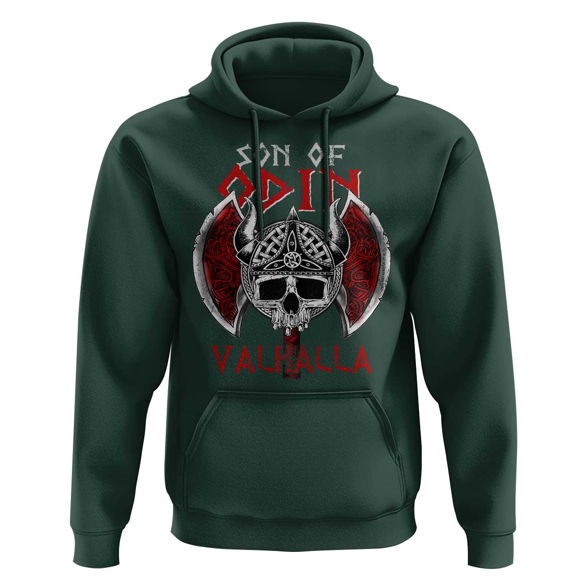 Viking Hoodie Son Of Odin VALHALLA Norse Mythology