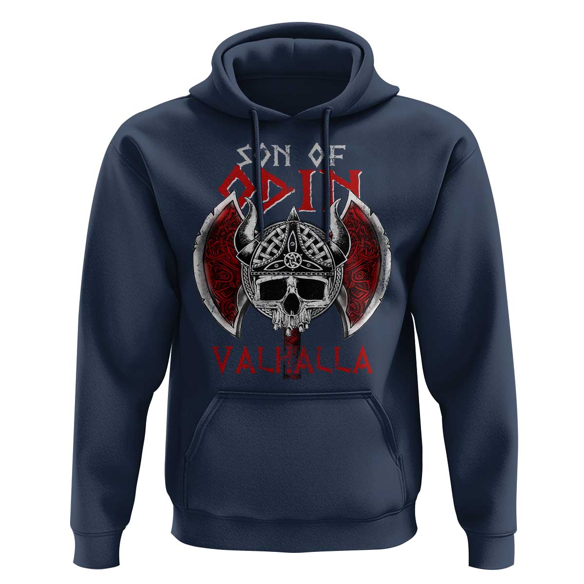 Viking Hoodie Son Of Odin VALHALLA Norse Mythology