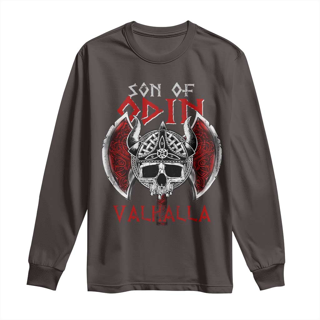 Viking Long Sleeve Shirt Son Of Odin VALHALLA Norse Mythology