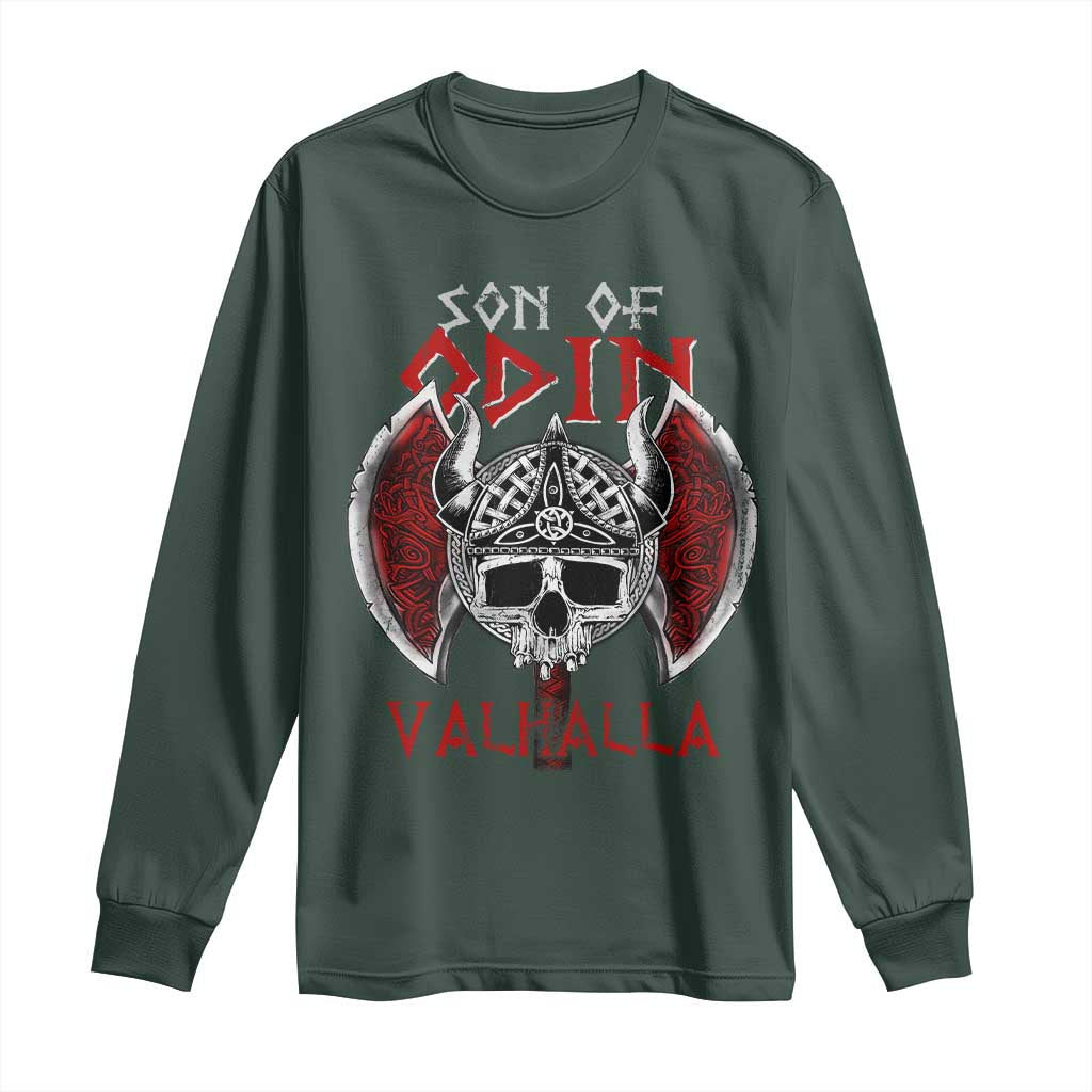 Viking Long Sleeve Shirt Son Of Odin VALHALLA Norse Mythology