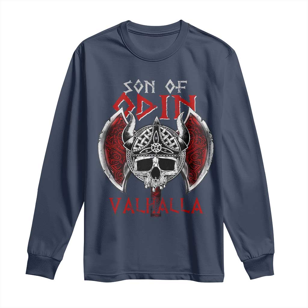 Viking Long Sleeve Shirt Son Of Odin VALHALLA Norse Mythology