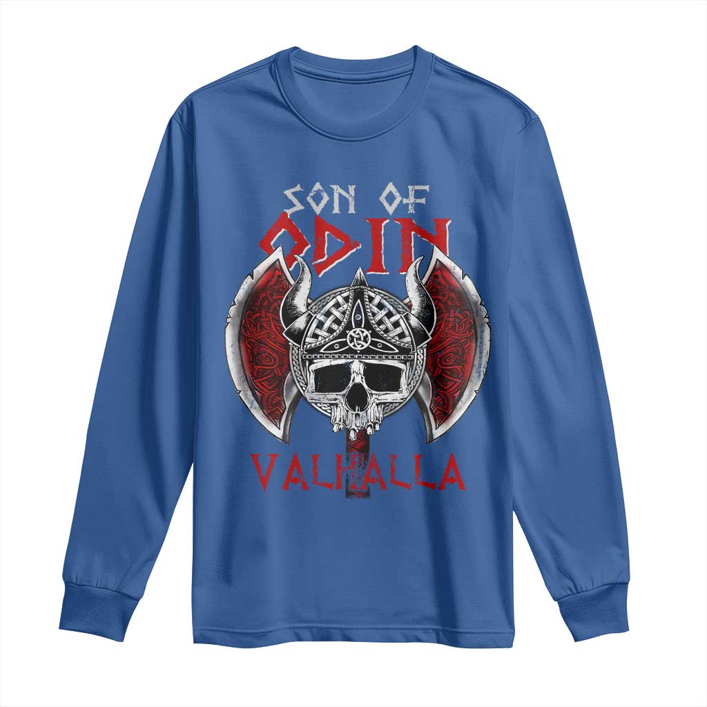 Viking Long Sleeve Shirt Son Of Odin VALHALLA Norse Mythology