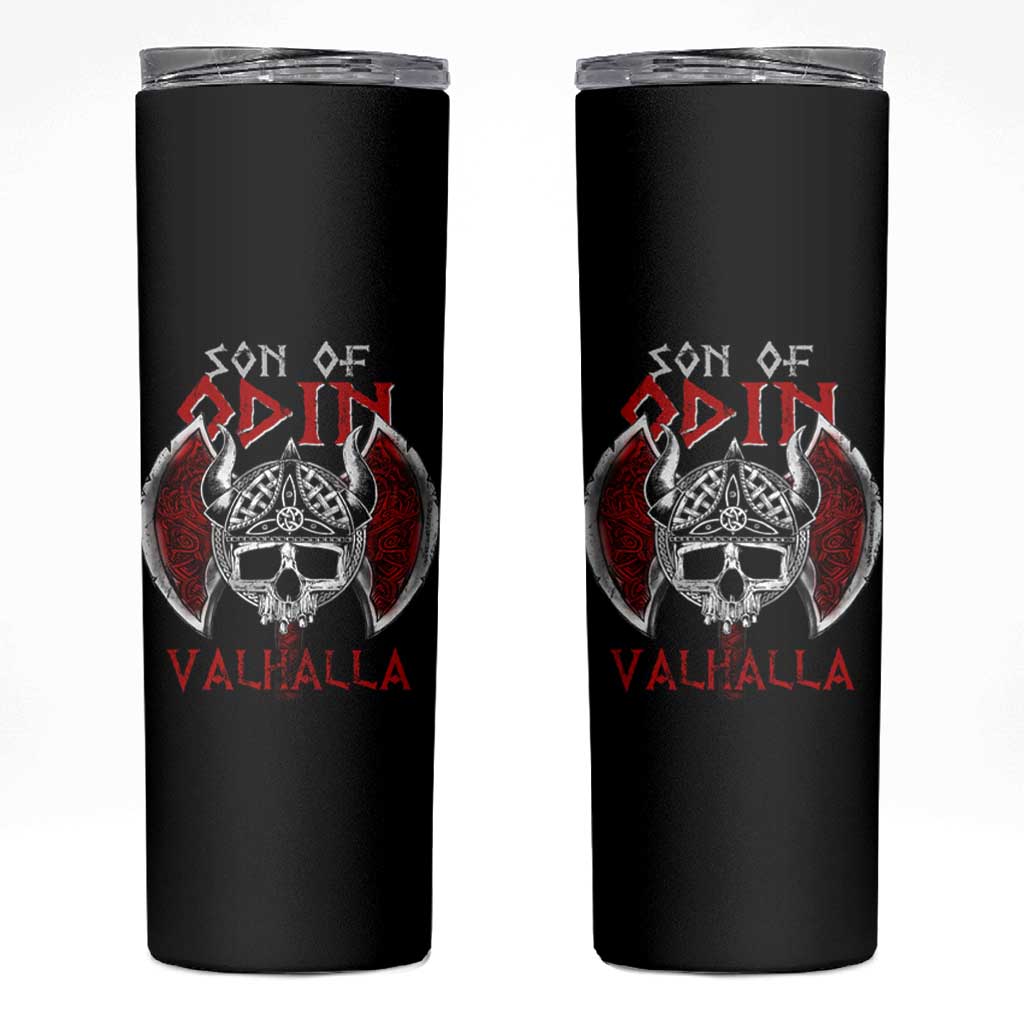 Viking Skinny Tumbler Son Of Odin VALHALLA Norse Mythology