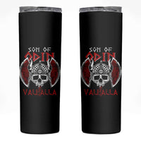 Viking Skinny Tumbler Son Of Odin VALHALLA Norse Mythology