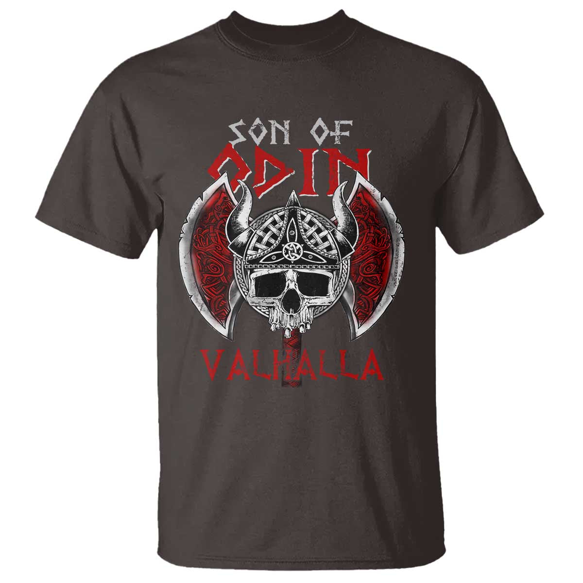 Viking T Shirt Son Of Odin VALHALLA Norse Mythology