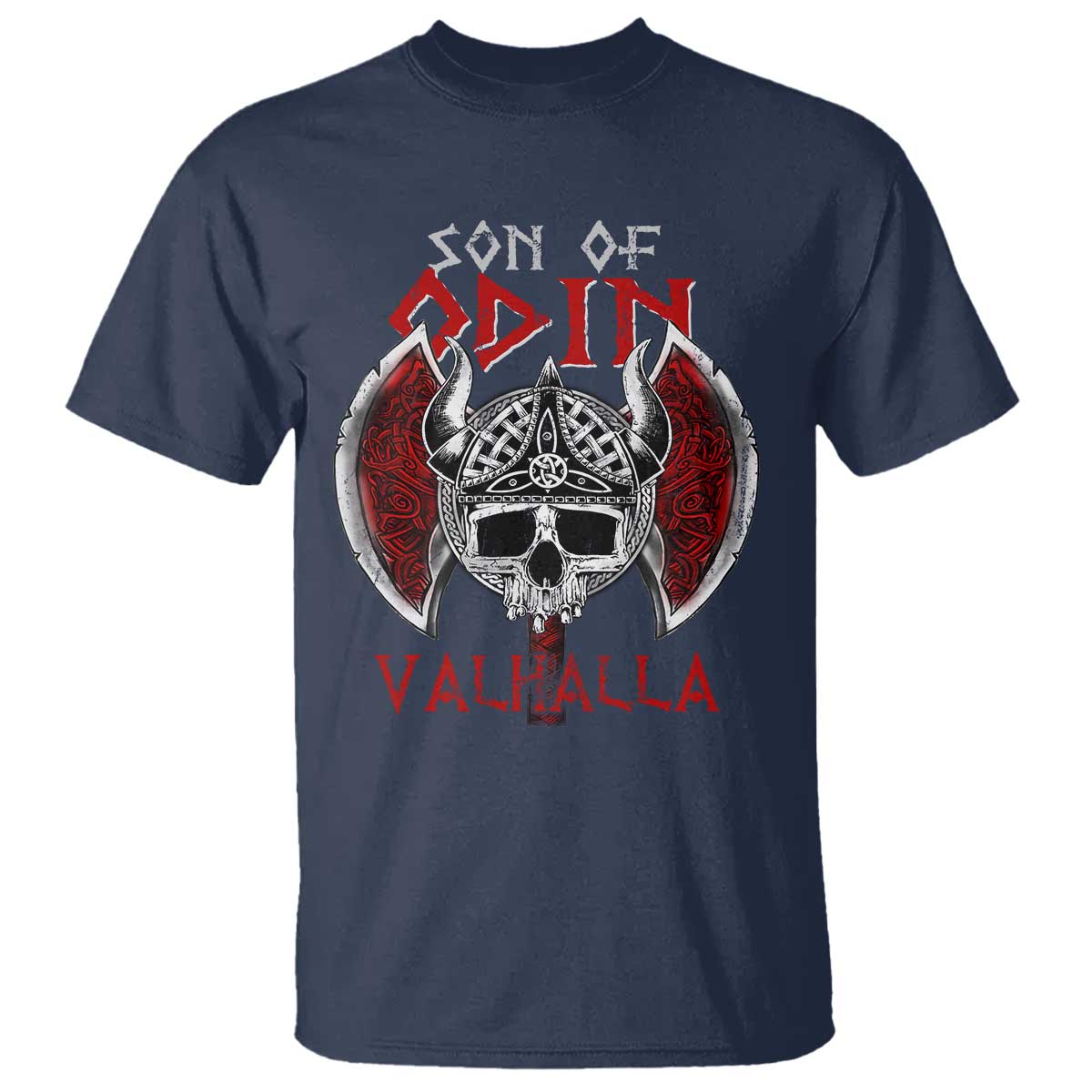 Viking T Shirt Son Of Odin VALHALLA Norse Mythology