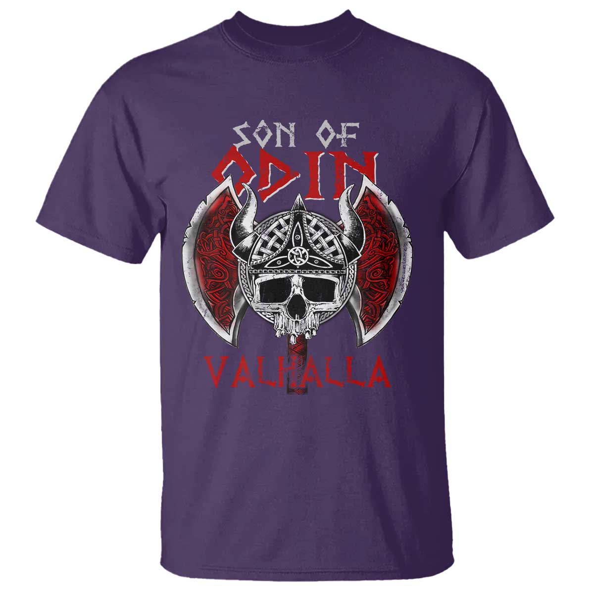 Viking T Shirt Son Of Odin VALHALLA Norse Mythology