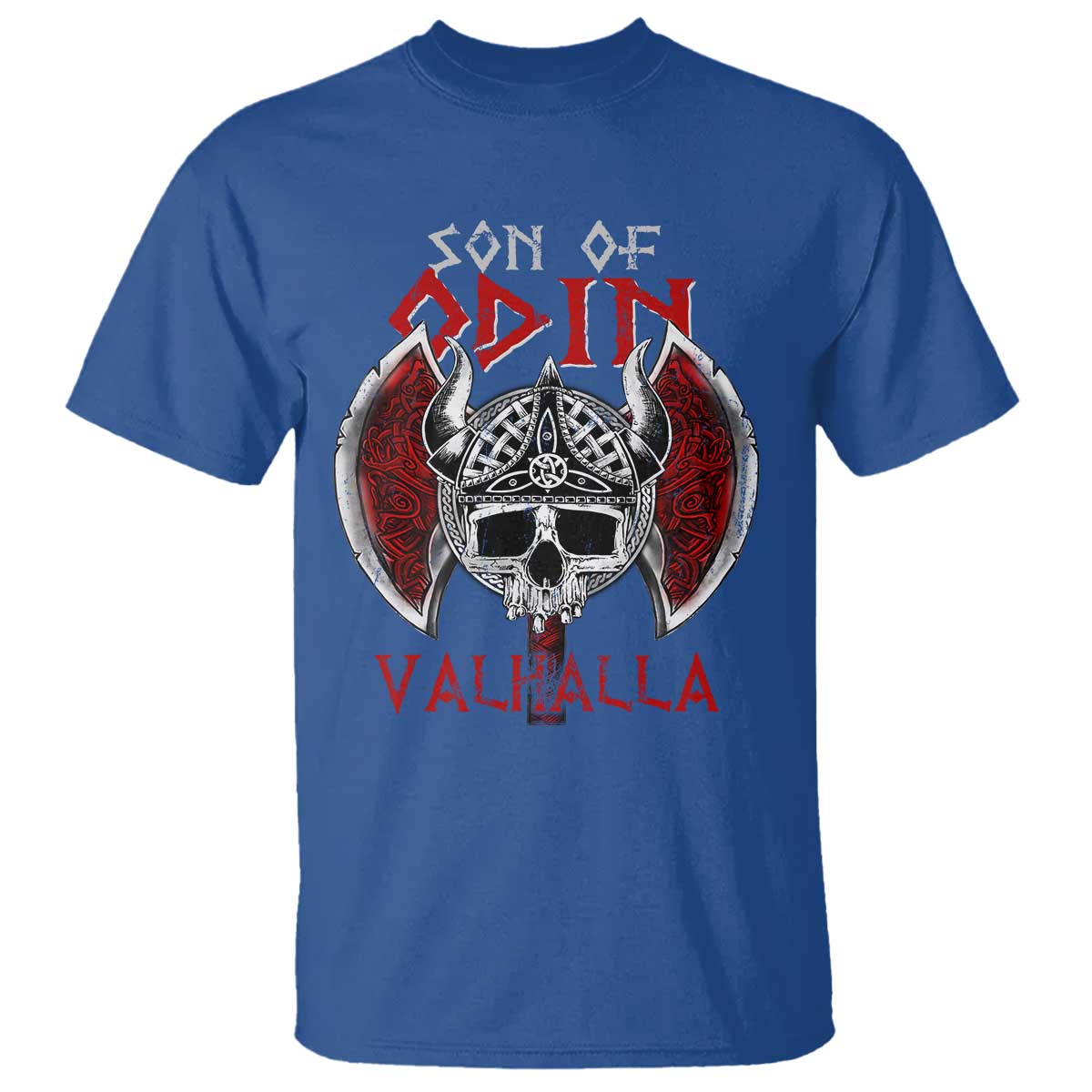 Viking T Shirt Son Of Odin VALHALLA Norse Mythology