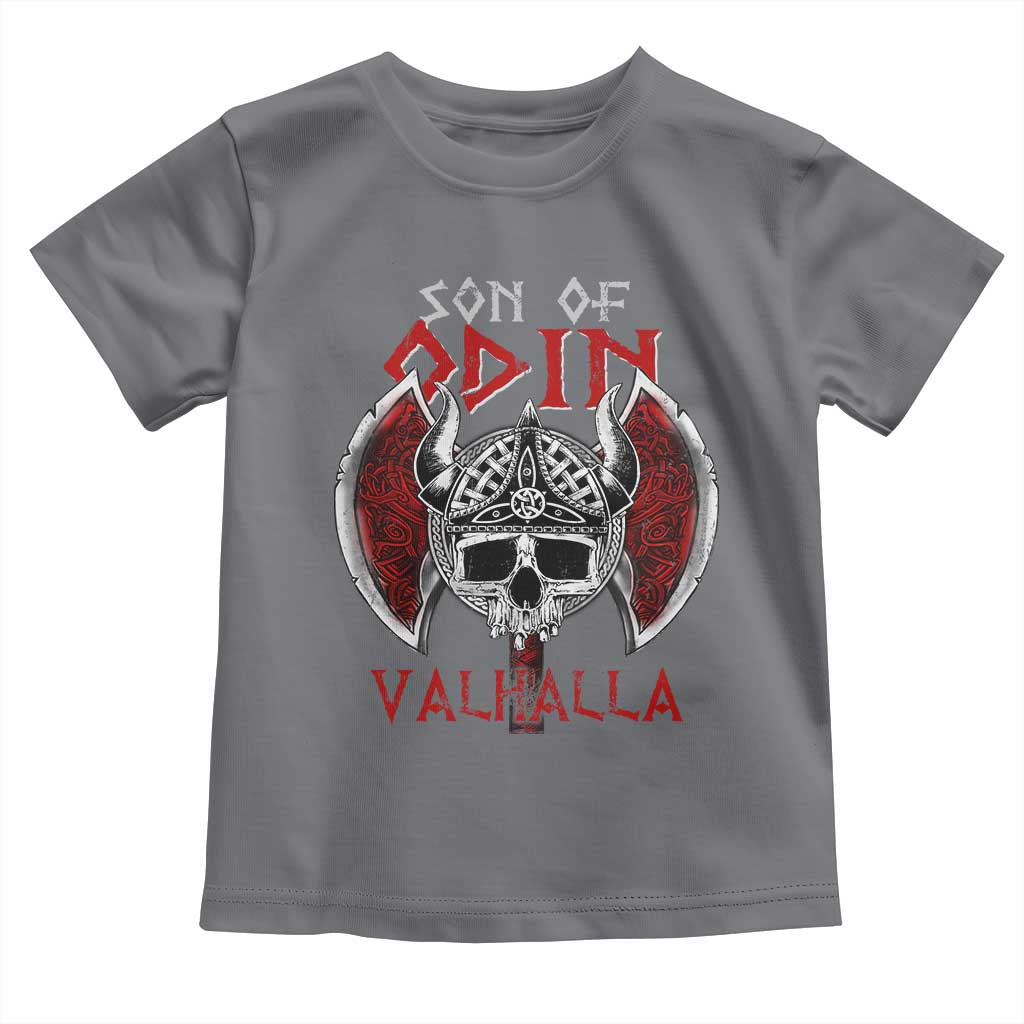 Viking Toddler T Shirt Son Of Odin VALHALLA Norse Mythology