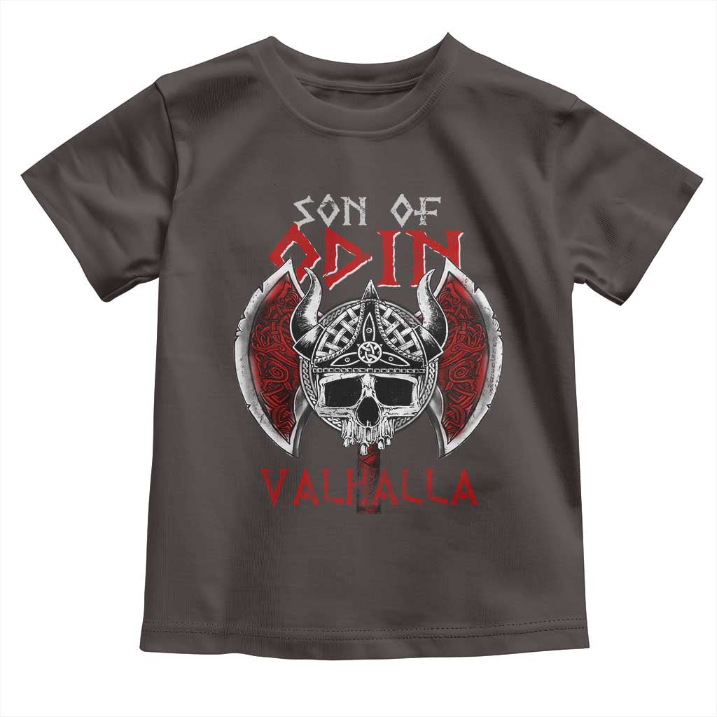 Viking Toddler T Shirt Son Of Odin VALHALLA Norse Mythology