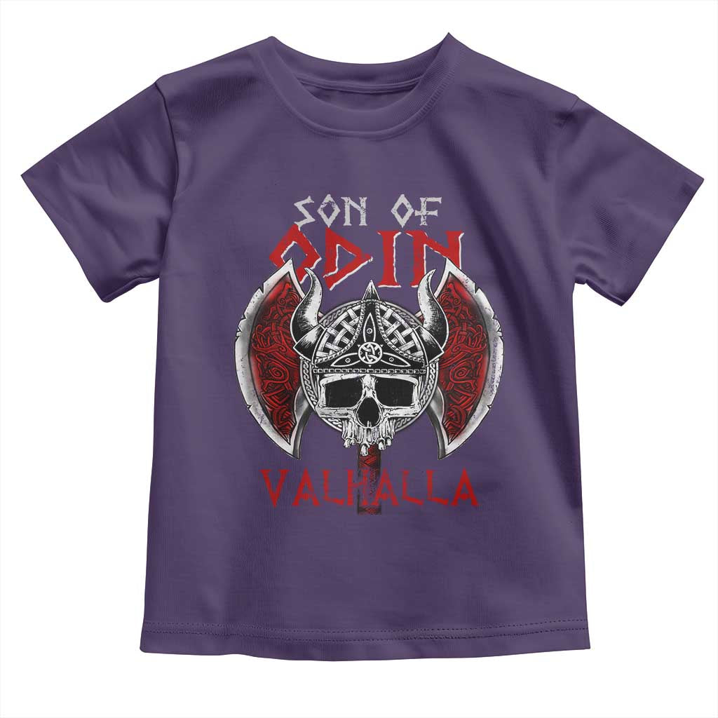 Viking Toddler T Shirt Son Of Odin VALHALLA Norse Mythology