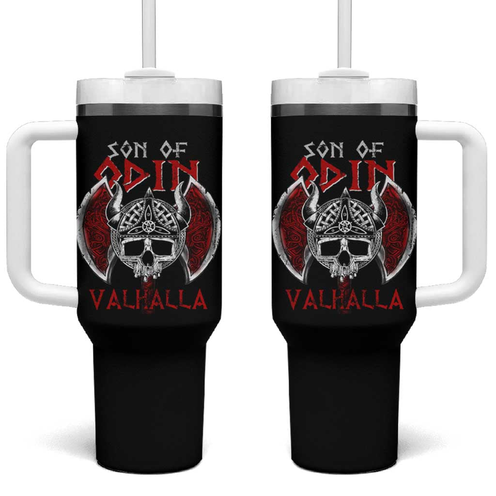 Viking Tumbler With Handle Son Of Odin VALHALLA Norse Mythology