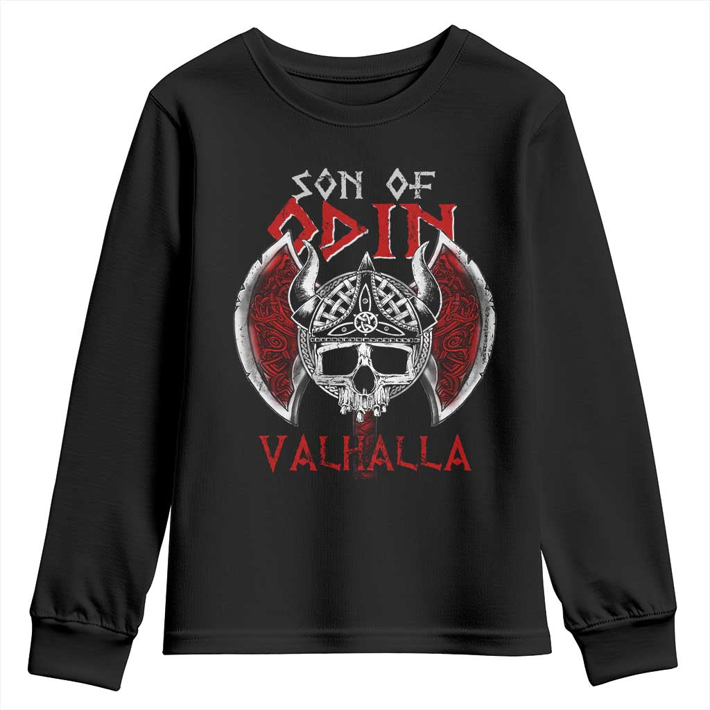 Viking Youth Sweatshirt Son Of Odin VALHALLA Norse Mythology