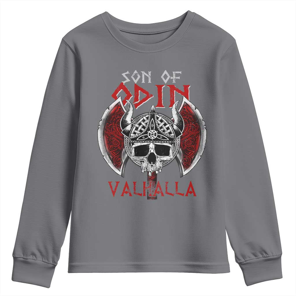 Viking Youth Sweatshirt Son Of Odin VALHALLA Norse Mythology