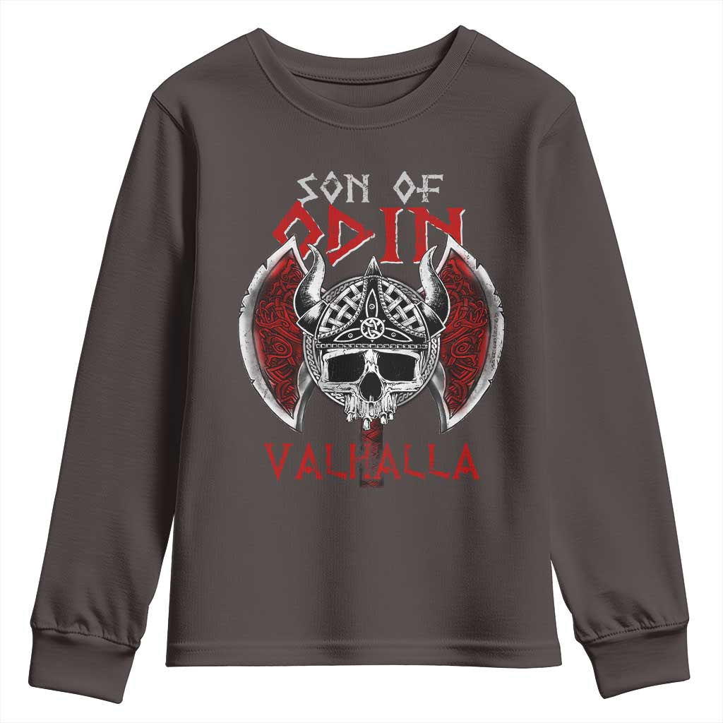 Viking Youth Sweatshirt Son Of Odin VALHALLA Norse Mythology
