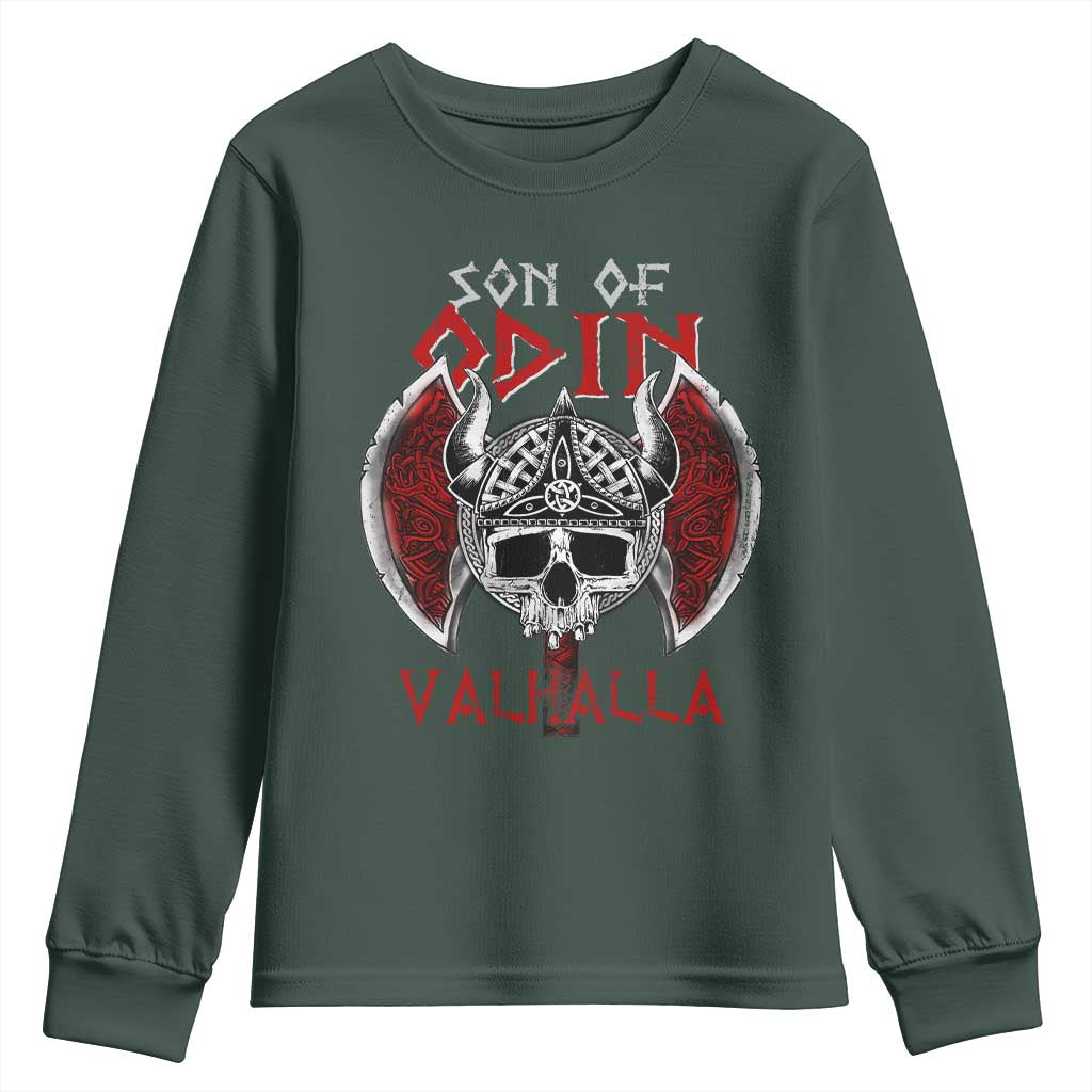 Viking Youth Sweatshirt Son Of Odin VALHALLA Norse Mythology