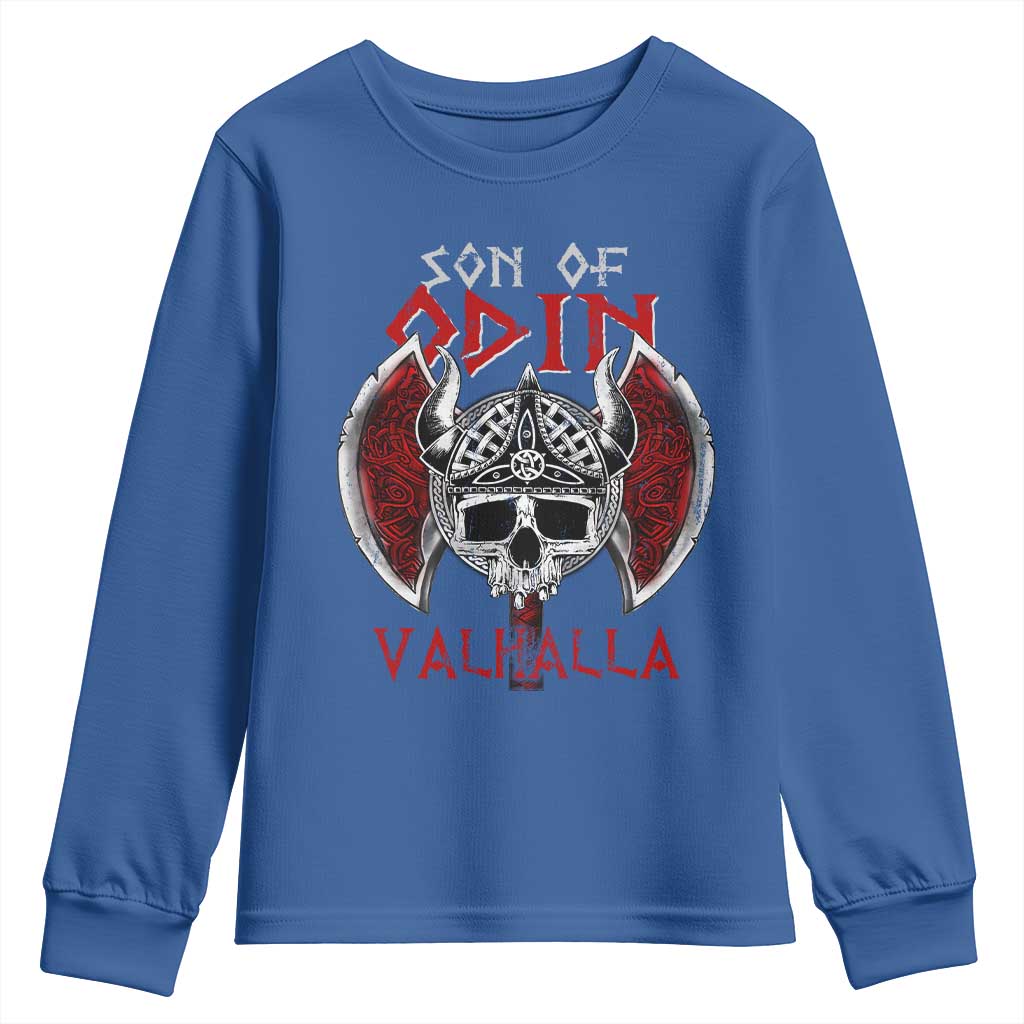 Viking Youth Sweatshirt Son Of Odin VALHALLA Norse Mythology