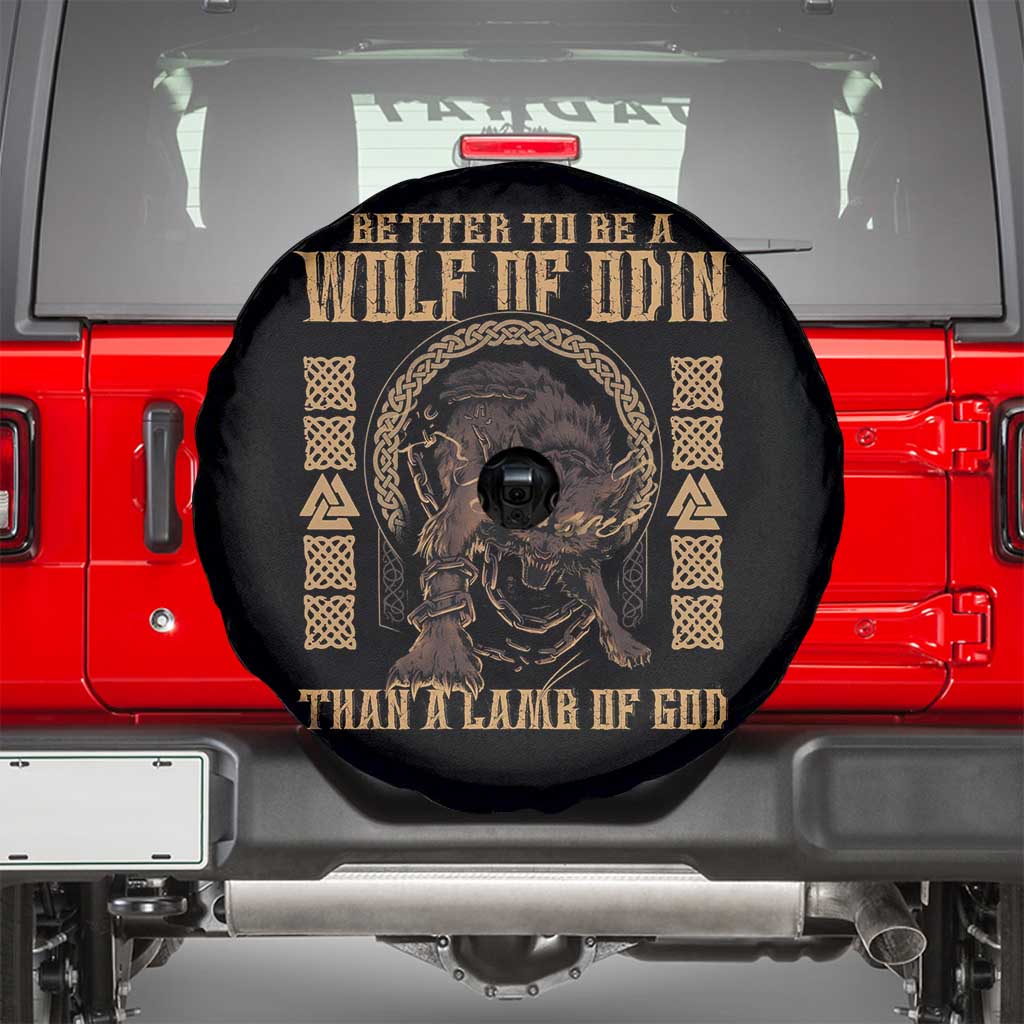 Viking Spare Tire Cover Better To Be Wolf Of Odin Norse Mythology