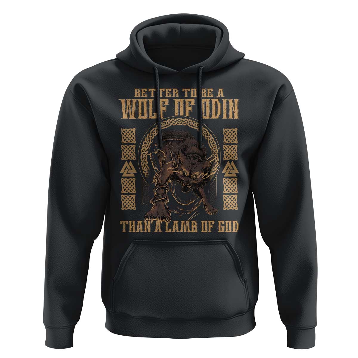 Viking Hoodie Better To Be Wolf Of Odin Norse Mythology