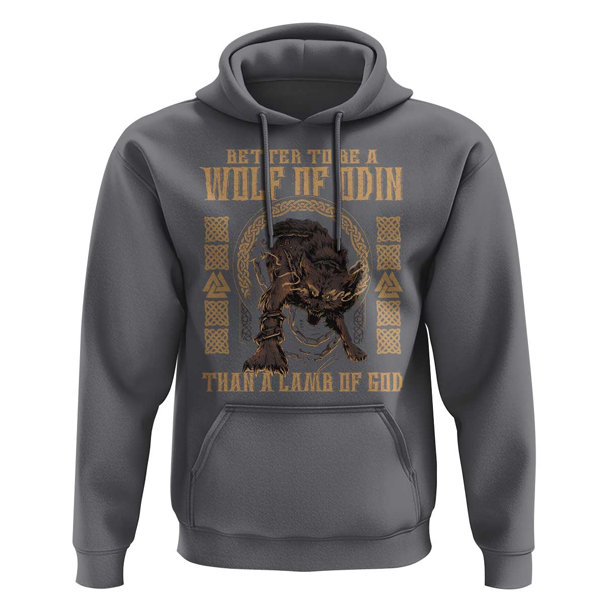 Viking Hoodie Better To Be Wolf Of Odin Norse Mythology